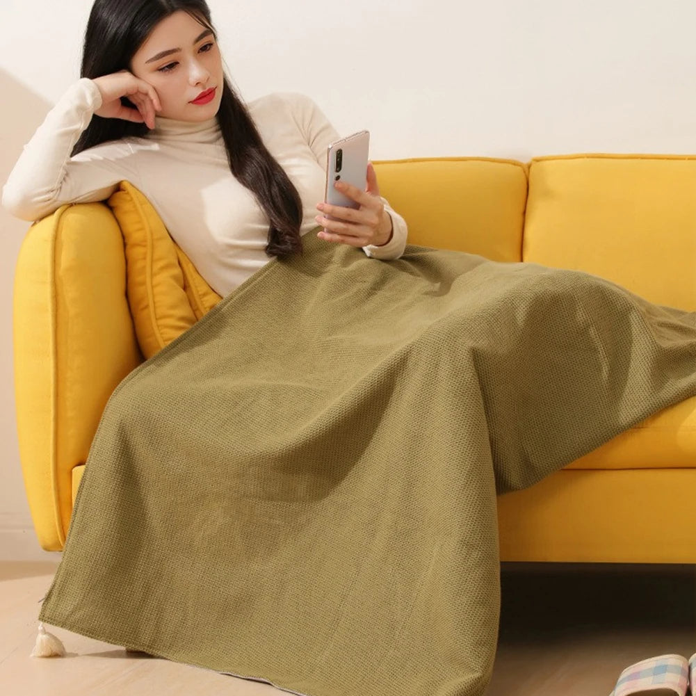 Portable USB Heated Blanket Shawl